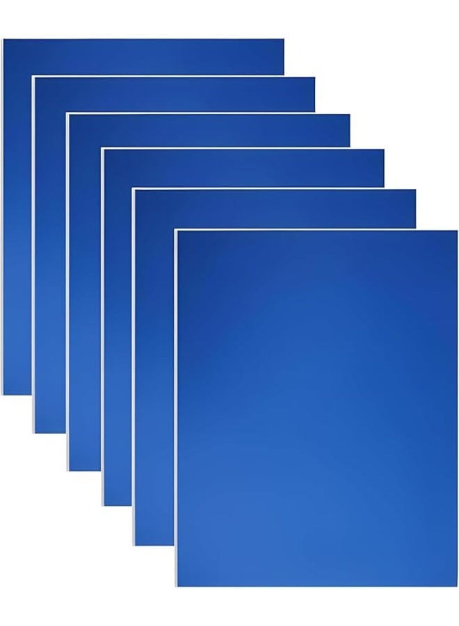 CRAFT MAGIC A4 Blue Double-Sided Foam Board 5mm Thick (21 × 29.7 cm) – 6 Pack Polystyrene Sheets for Model Making, Photo Mounting, Presentations, Arts & Crafts, School & Office - Image 1